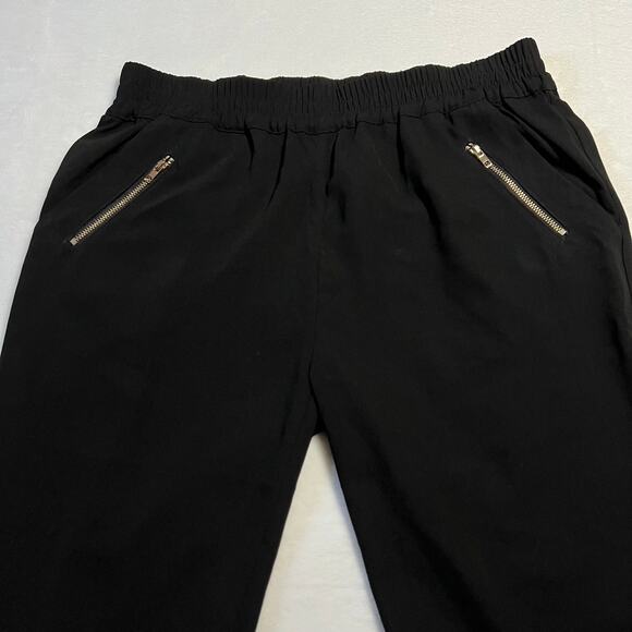 Women's Mid Rise Straight Leg Pants Size Medium Casual Minimalist Office Classic - Picture 3 of 8